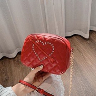 Pu Kabelky Crossbody S Klopou Ve Tvaru Srdce