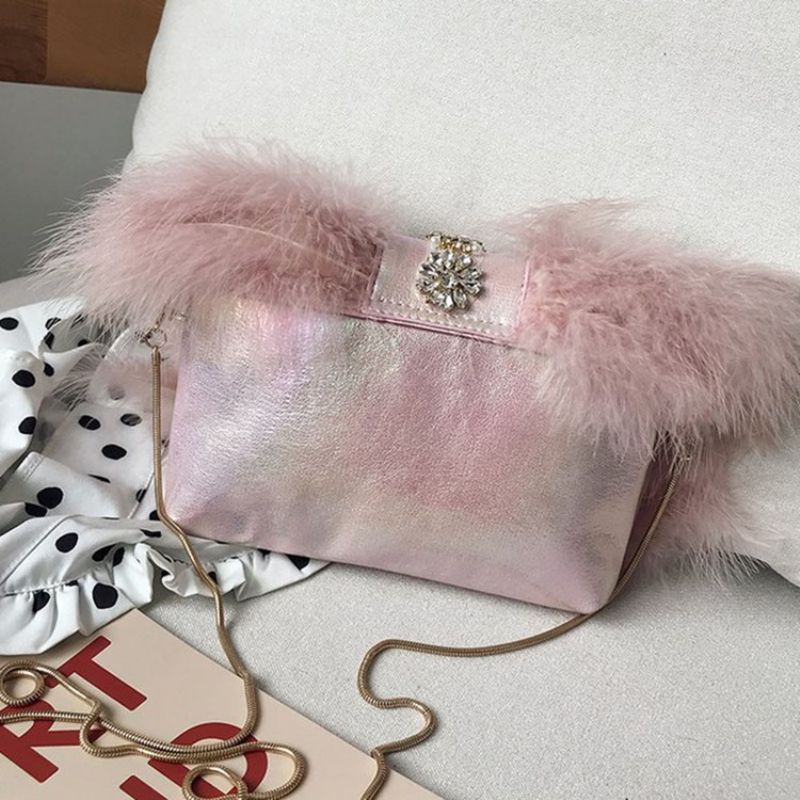 Pu Kamínkové Obdélníkové Crossbody Kabelky