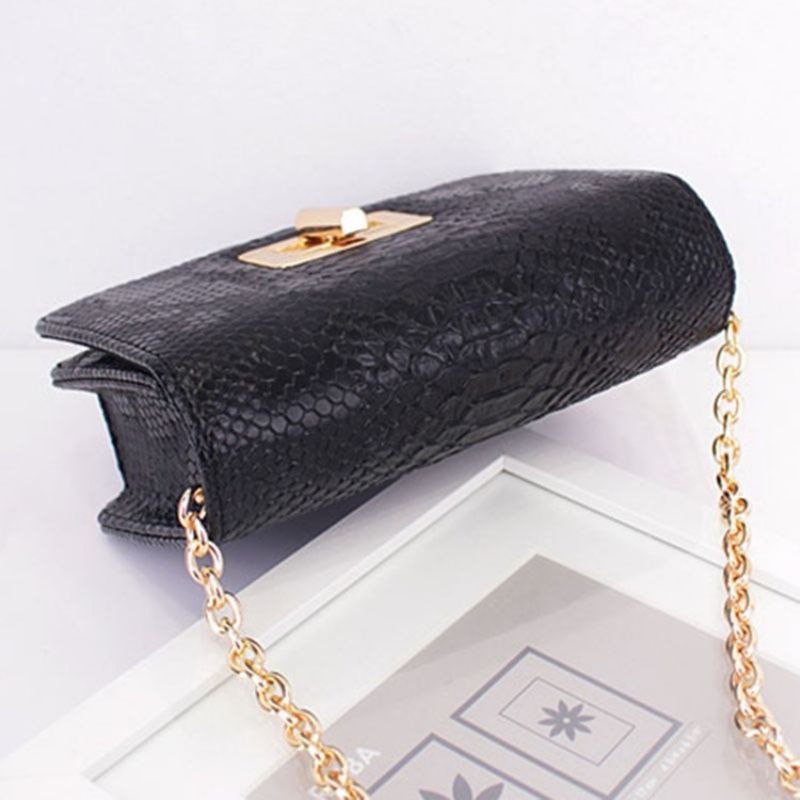 Retro Serpentine Chain Crossbody Kabelka