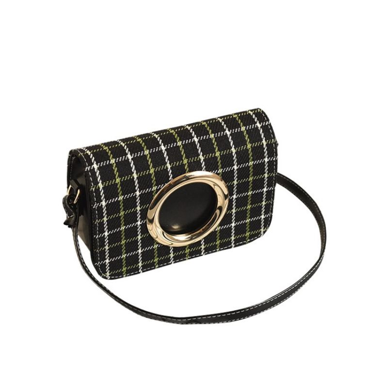 Trendy Kostkovaná Dámská Crossbody Kabelka