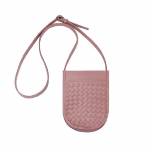 Výstižná Crossbody Kabelka S Pleteným Vzorem