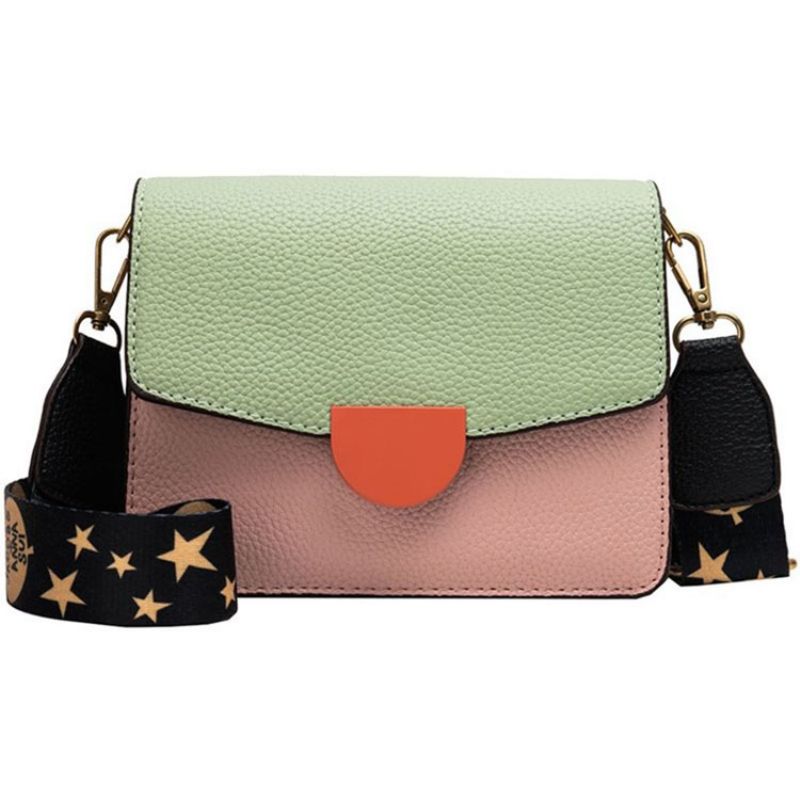 Závitová Pu Kabelka Square Star Crossbody