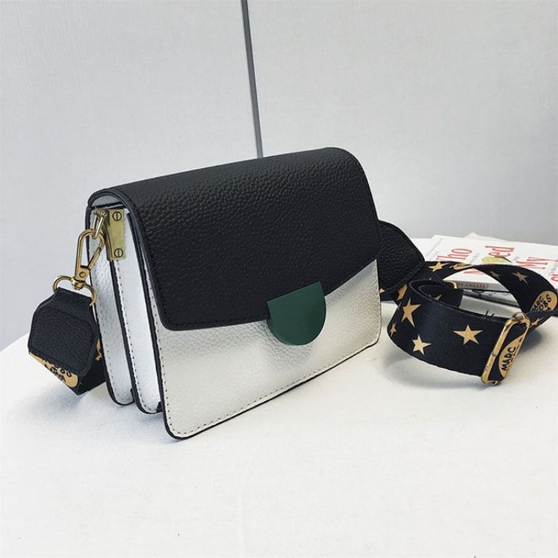 Závitová Pu Kabelka Square Star Crossbody