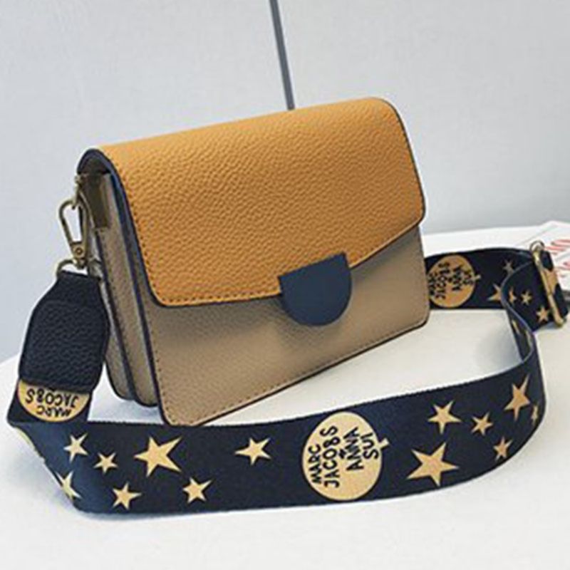 Závitová Pu Kabelka Square Star Crossbody