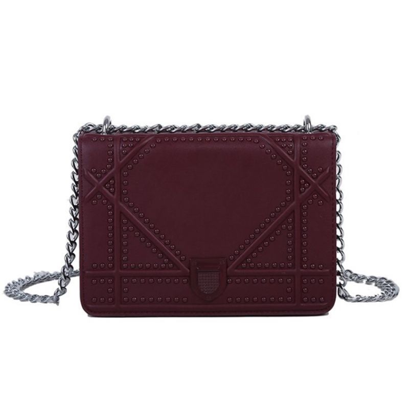 Závitové Pu Kabelky Crossbody S Geometrickými Klapkami