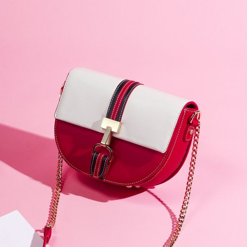 Řetízkové Pu Sedlové Crossbody Tašky