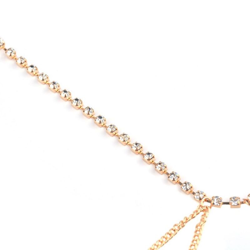 Plain Diamante Anklet (pouze 1 Obrázek)