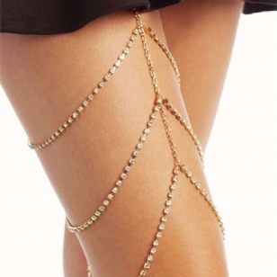 Plain Diamante Anklet (pouze 1 Obrázek)