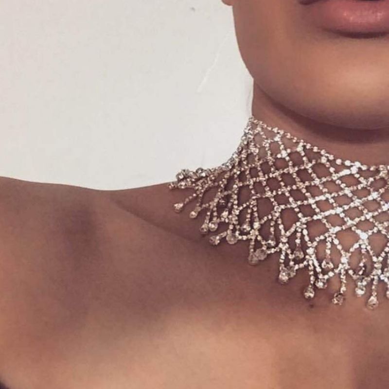 Plain Anniversary Choker Náhrdelník