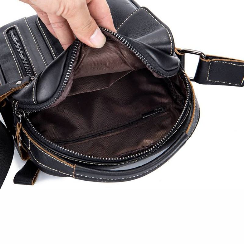 Evropské Čtvercové Crossbody Kabelky Z Obyčejné Kůže