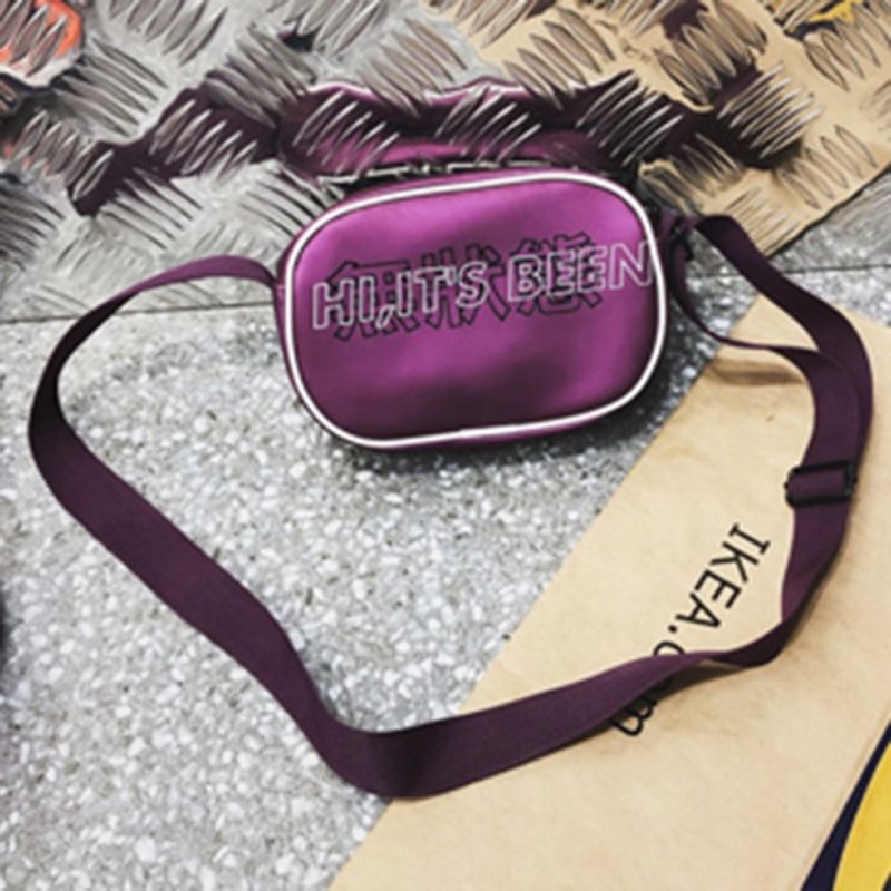 Nylonová Kostkovaná Crossbody Kabelka