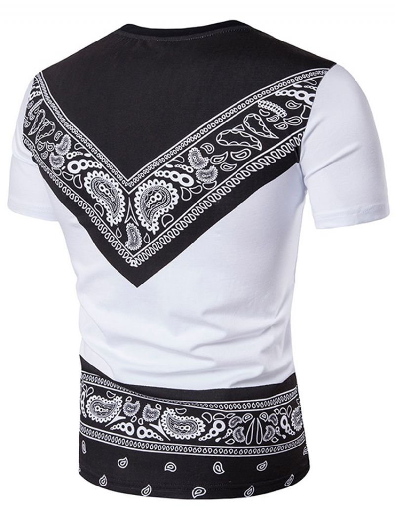 Africké Módní Pánské Tričko Dashiki Crew Neck