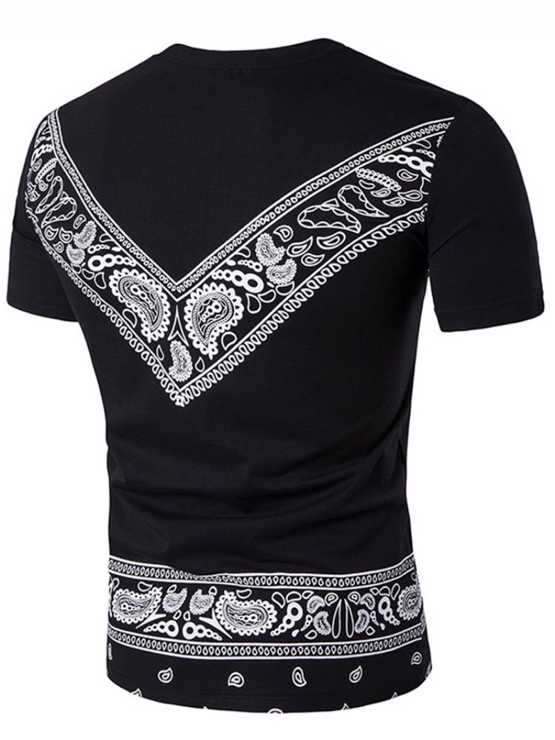 Africké Módní Pánské Tričko Dashiki Crew Neck