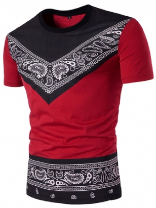 Africké Módní Pánské Tričko Dashiki Crew Neck