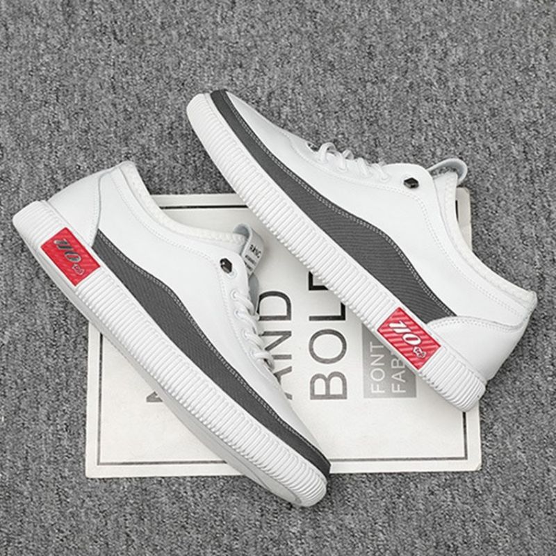 Pánské Skate Boty Pu Slip-on S Kulatou Špičkou